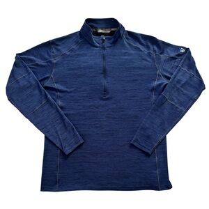 Kuhl Alloy Sweatshirt 1/4 Zip Dark Blue Sweater Long Sleeve Size XL